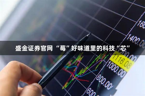 盛金证券官网 “莓”好味道里的科技“芯”